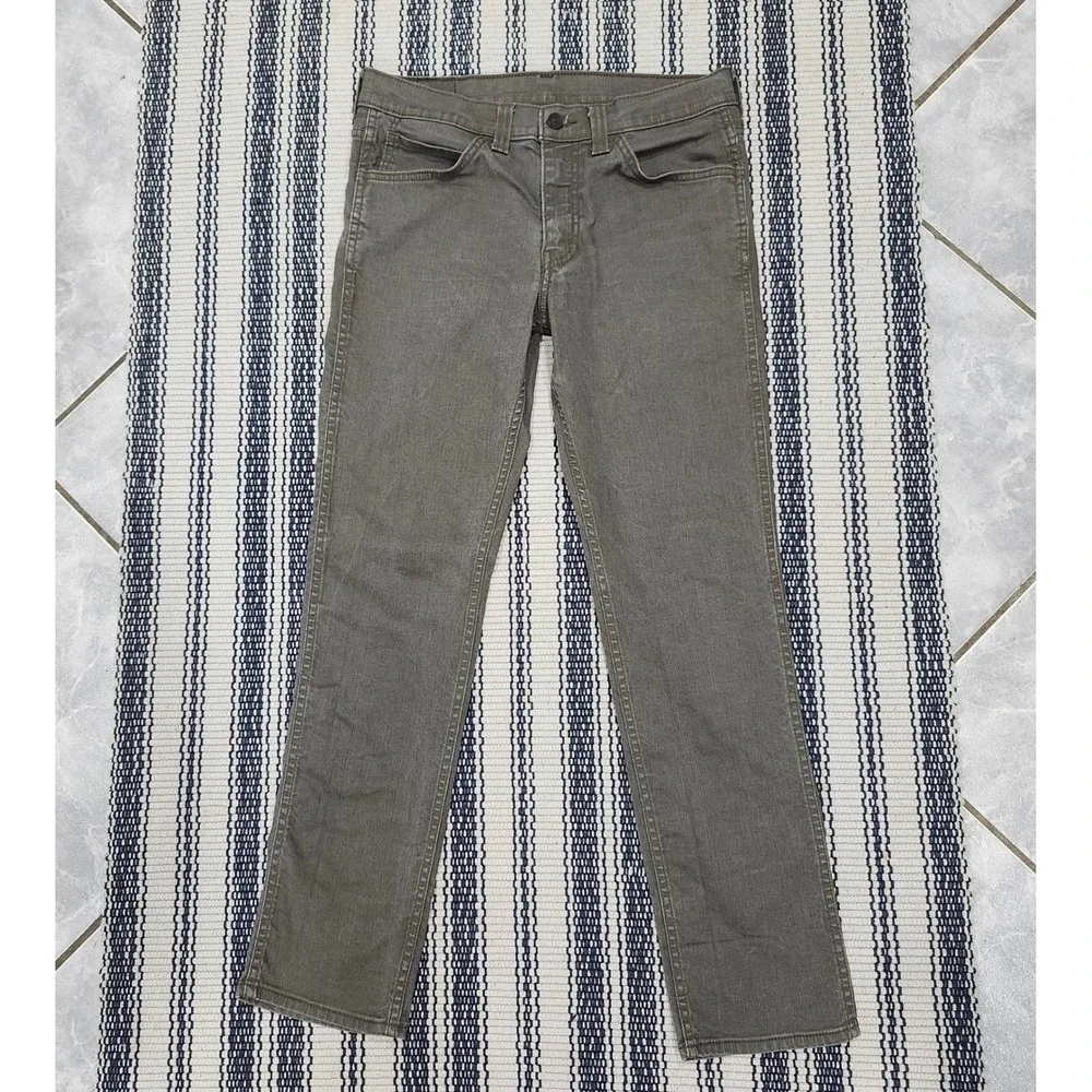 Levis 511 Slim Fit Jeans Mens 32x30 Olive Green Stretch Denim Pants 04511-2342